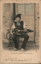 Piarrou Denis Musician Postcard