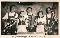 Leo Sauer Band Garmisch Postcard