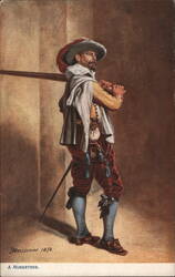 A Musketeer Tuck's Oilette Postcard