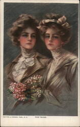 "The Twins" Philip Boileau Postcard Postcard Postcard