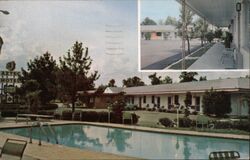 Aztec Motel and Swimming Pool North Orangeburg, SC Postcard Postcard Postcard