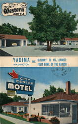 City Center Motel, Yakima WA Postcard