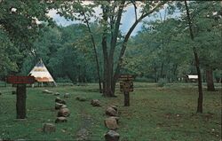 Injun Country, Hope C. Martin Park Postcard