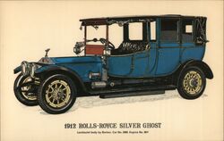 1912 Rolls-Royce Silver Ghost Postcard