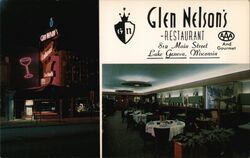 Glen Nelson's Restaurant Postcard