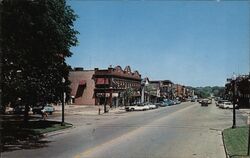 State Street, Geneva IL Postcard