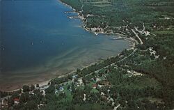 Village of Ephraim - Aerial View Postcard