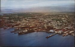 Aerial View of Kingston Jamaica Postcard Postcard Postcard