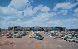 Airport Terminal Building Lambert-St. Louis Municipal Airport Missouri Gerald Massie Postcard Postcard Postcard