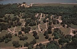 Kentucky Dam State Resort Park Aerial View Postcard