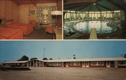 Crossroads Motel, Elkhorn WI Wisconsin Postcard Postcard Postcard