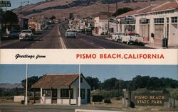 Greetings from Pismo Beach California Postcard Postcard Postcard