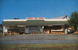 Sandoe's Fruit Market Postcard Postcard Postcard