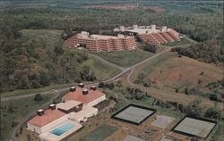 Aerial View of Xerox International Center Postcard