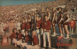 1966-67 Cheerleaders and Majorettes, Mississippi State University Bulldogs Starkville, MS Postcard Postcard Postcard