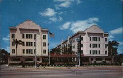 Orange Court Motor Lodge Postcard