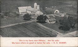 Farm Near Elkhorn Wisconsin Postcard Postcard Postcard