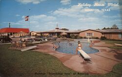 Holiday House Motel Houston, TX Postcard Postcard Postcard