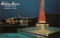 Holiday House Motel Houston, TX Postcard Postcard Postcard