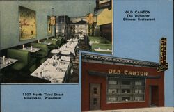 Old Canton, The Different Chinese Restaurant Postcard