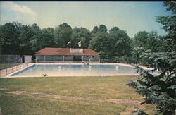 Waldesrauschen Pool Postcard Postcard Postcard