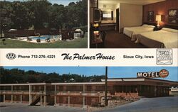 The Palmer House Motel Sioux City, IA Postcard Postcard Postcard