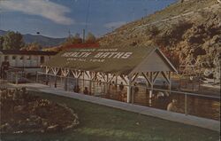 Idaho's Famous Health Baths Lava Hot Springs, ID Postcard Postcard Postcard