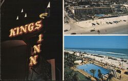 Kings Inn, Daytona Beach Florida Postcard Postcard Postcard