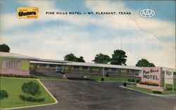 Pine Hills Motel Postcard