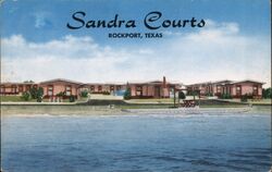 Sandra Courts, Rockport, TX Postcard