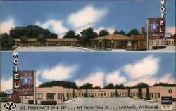 Ranger Motel, Laramie WY Postcard