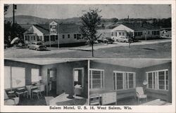 Salem Motel, U.S. 16 West Salem, WI Postcard Postcard Postcard