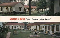 Stanton's Motel, Wisconsin Dells Postcard