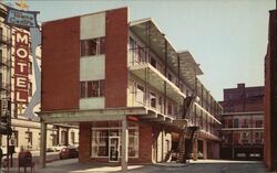 Towne Centre Motel, Spokane Postcard