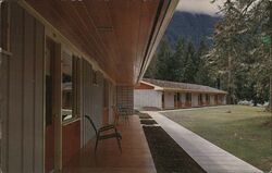 New Motel at Lake Crescent Lodge Postcard