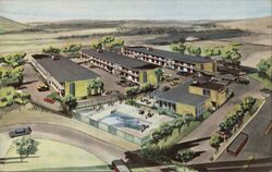 South Gate Motor Hotel Postcard