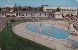 Jefferson Motel and Swimming Pool Postcard