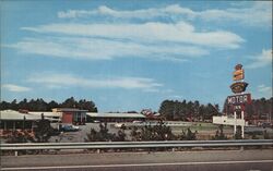 Golden Eagle Motor Inn Postcard