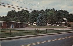 West Village Motel and Cabins Postcard