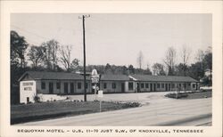 Sequoyah Motel Knoxville, TN Postcard Postcard Postcard