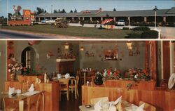 Gamecock Motel and Dining Room Santee, SC Helen S. O'Brien Postcard Postcard Postcard