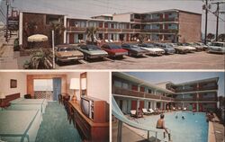 Admiral Motor Inn Postcard