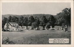 Pal's Cabin Court Postcard