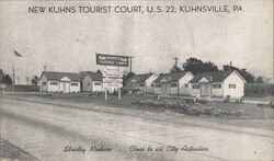 New Kuhns Tourist Court Kuhnsville, PA Postcard Postcard Postcard