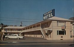 The Highlander Motel Postcard