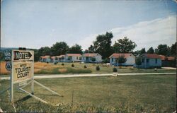 Myer Tourist Court Cabins Milford, PA G. E. Scheller Postcard Postcard Postcard