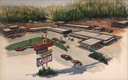 Umpqua Stockade Motel Postcard