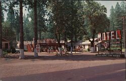 Welcome Motel, Grants Pass OR Postcard