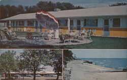 Vian's-On-The-Lake Motel Plaza Sheffield Lake, OH Postcard Postcard Postcard