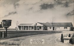 Hamilton Motel Postcard